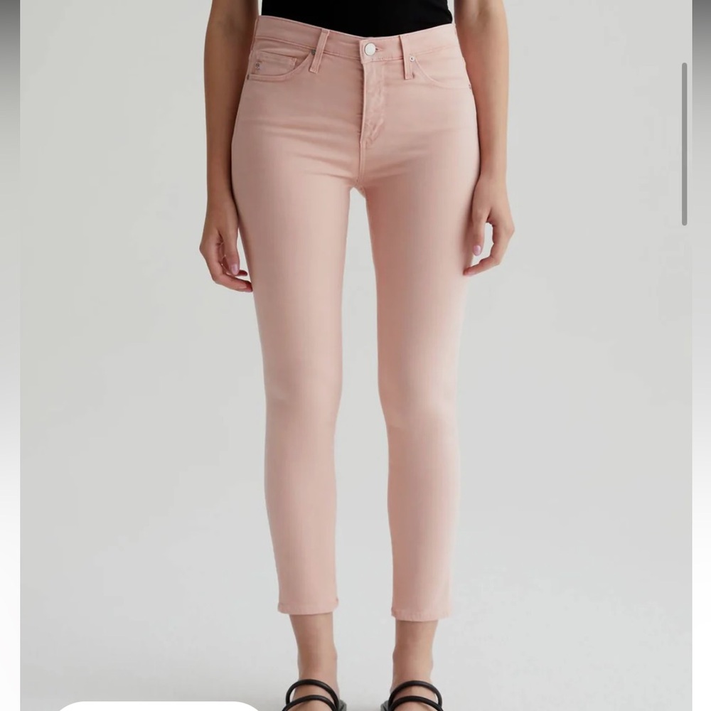 AG Prima Crop Sulfar Blush Paradise 
Size 27 inseam 25